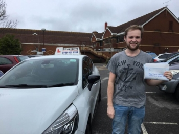 Delighted for ”Brett Charlton' who passed the new “SatNav” driving test today at Poole DTC, fantastic news.<br />
<br />

<br />
<br />
Well done from your instructor 'Louise' and ALL of us at StreetDrive (School of Motoring), may we wish you many years of safe driving - Passed Monday 5th March 2018.