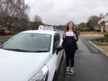 Beep, beep, congratulations to “Eden Lynch' who passed her driving test this morning at Poole DTC, and at the “1st attempt”, we are ALL delighted for you.<br />
<br />
Congratulations from your instructor 'Louise' and ALL of us at StreetDrive (School of Motoring), may we wish you many years of safe driving - Passed Monday 18th Feb 2019.