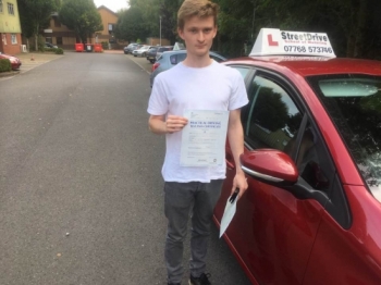 Congratulations to Ollie Thaltam who passed his driving test today at Chippenham DTC and 1st Attempt fantastic news<br />
<br />

<br />
<br />
Well done from your instructor Colin and ALL of us at StreetDrive School of Motoring may we wish you many years of safe driving - Passed Thursday 24th August 2017