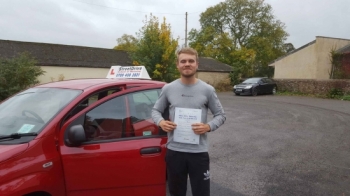Congratulations to “Sam Christford' for passing his driving test at Chippenham DTC, was his '1st Attempt' just the 'ONE' driving fault, very well done.<br />
<br />
Good luck for the future from your instructor “Bradlry” and ALL at StreetDrive (SoM), drive safely - Passed Friday 12th October 2018.